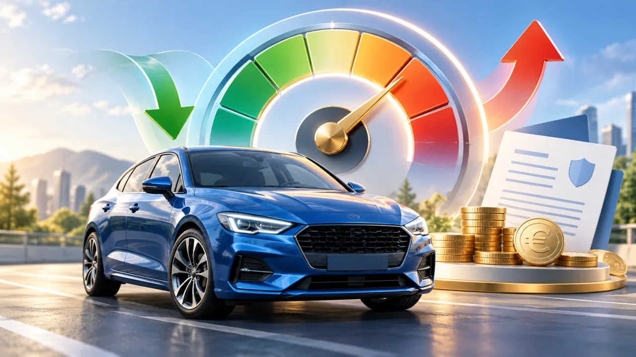 Illustration assurance automobile : assurance auto malus : calculer son coefficient et comprendre son tarif