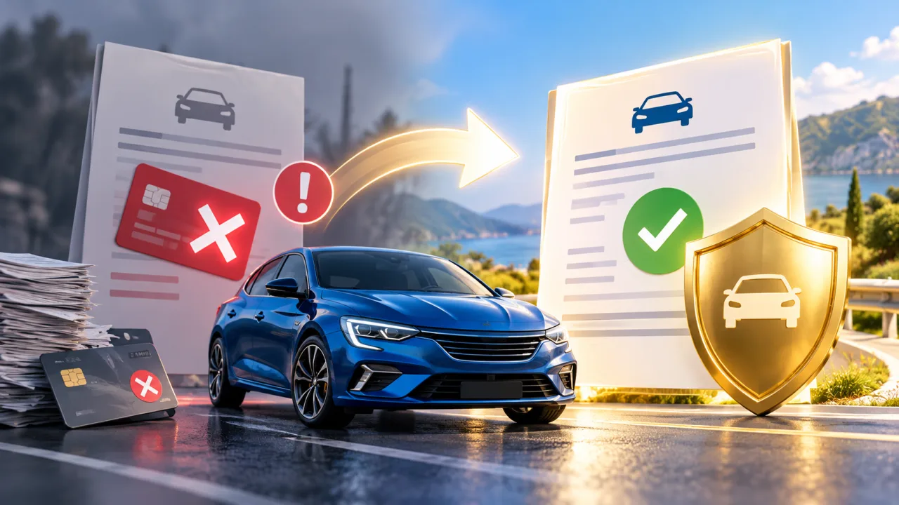 Illustration assurance automobile : assurance auto résilié pour impayé : régulariser et se réassurer