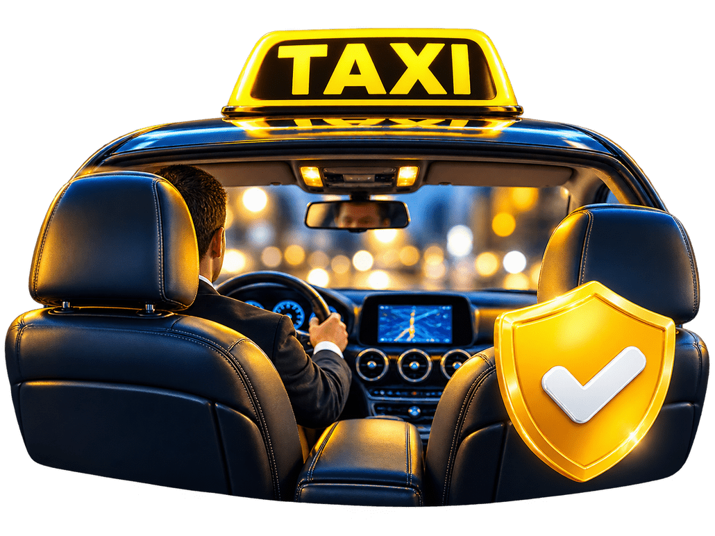 Taxi professionnel protégé