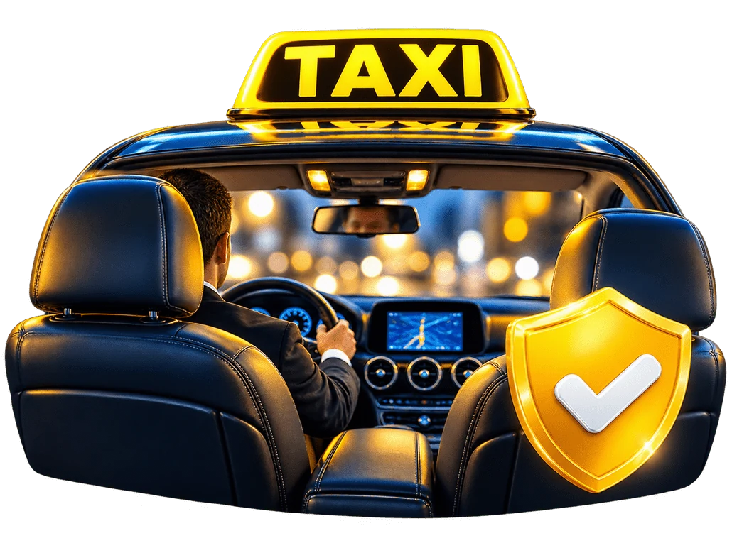 Taxi professionnel protégé